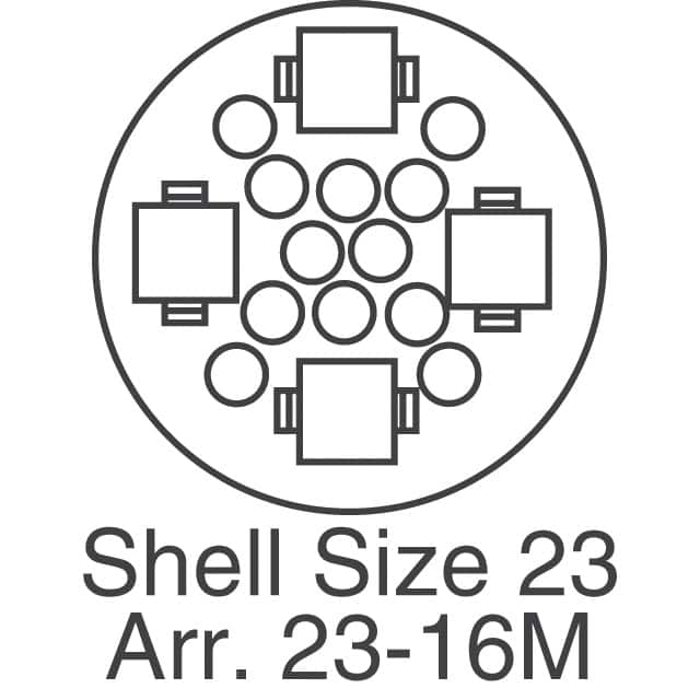 207486-2 TE Connectivity AMP Connectors  Rundsteckverbindergehäuse